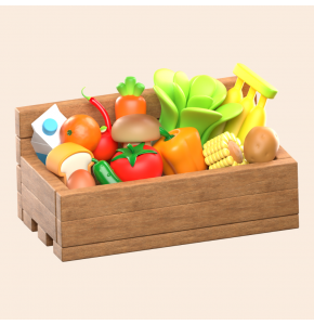 Caisse pour Epicerie / Vrac